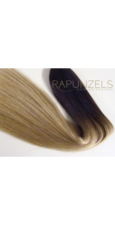 1 Gram 18" Pre Bonded Nail Tip Colour #2 to 18 Dip Dye Ombre (25 Strands)